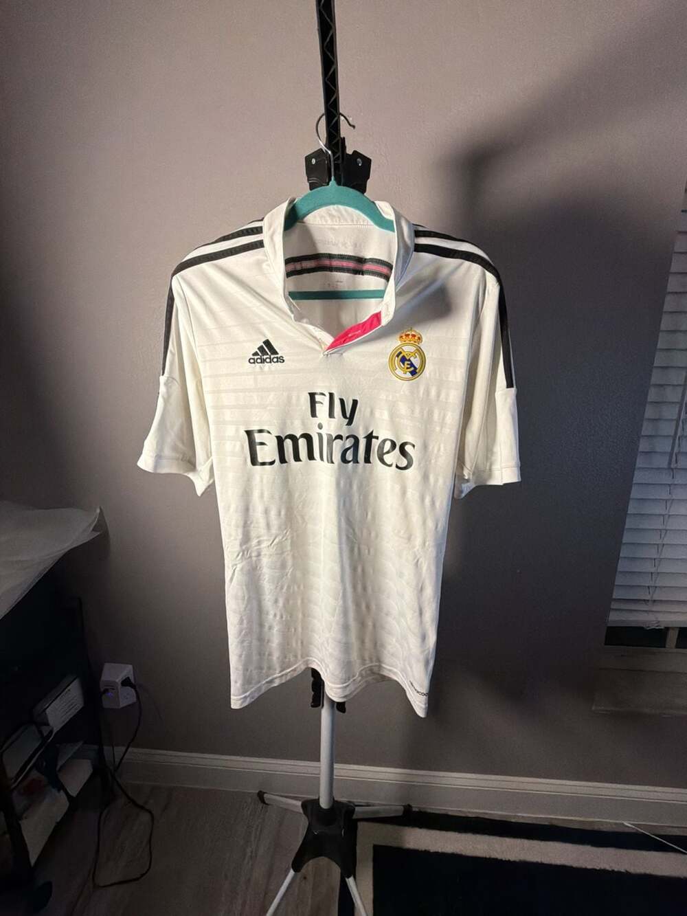 Adidas Real Madrid Home Jersey 2014-2015 White Size S